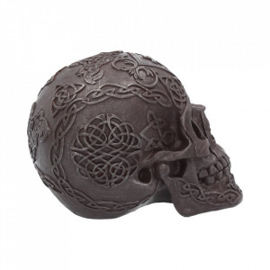 Statueta craniu Fier celtic 16 cm - Img 6