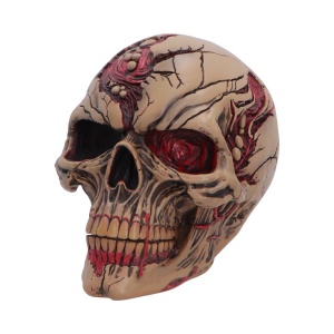 Statueta craniu Hall of Horrors: The Walker of Death – decor gotic si decor fantasy, 15.54 cm - Img 2