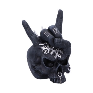Statueta craniu Horns Up 17.5cm