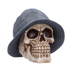 Statueta Craniu Mad For It – decor gotic si decor fantasy, 13.5 cm