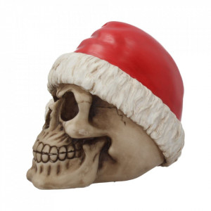 Statueta craniu Silent night 15.5 cm - Img 3