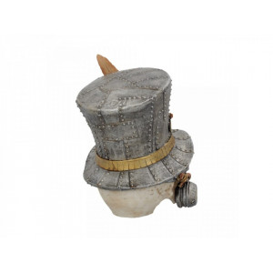 Statueta craniu steampunk Contele Arhibald 20 cm - Img 5