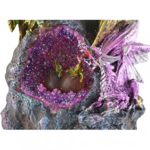 Statueta cu led Familia de dragoni 21 cm - Img 3