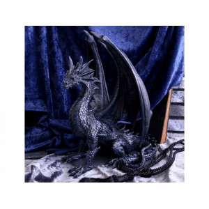 Statueta dragon Aripa Neagra 37 cm - Img 5