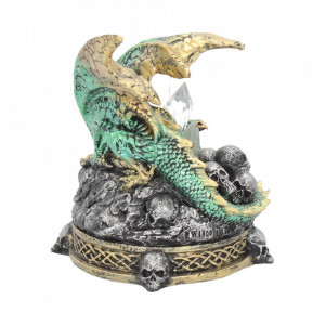 Statueta dragon cu led Cripta cu cristale 11.5 cm - Img 5