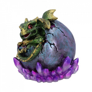 Statueta dragon Emerald Hatchling 12.5cm - Img 3