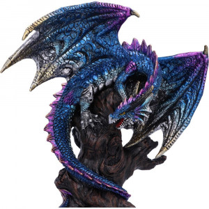 Statueta dragon in copac Ealdwoode - Poveste de Dragoste 27.5 cm - Img 5