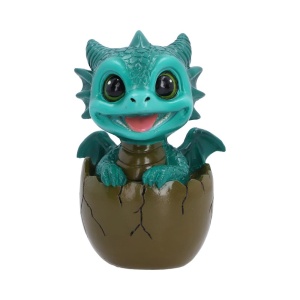 Statueta dragonel verde Shellbound 9.1cm