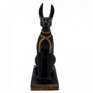 statueta egipteana cu zeul Anubis