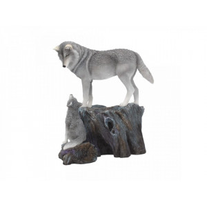 Statueta lupi Indrumare - Lisa Parker - 25 cm