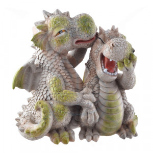Statueta pentru exterior Gradina magica - Dragonei Funny Story 23cm