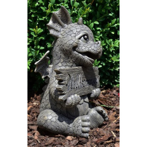 Statueta pentru gradina Dragonel Welcome 27cm - Img 5