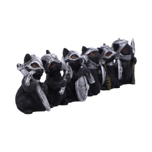 Statueta Pisicuta Neagra Cat Crusaders 5.5 cm - Img 4