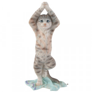 Statueta pisicuta Yoga - Tree Pose 15 cm
