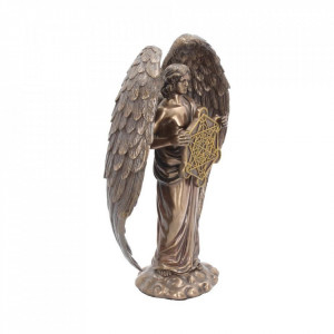 Statueta rasina si bronz Arhanghelul Metatron 26 cm - Img 2