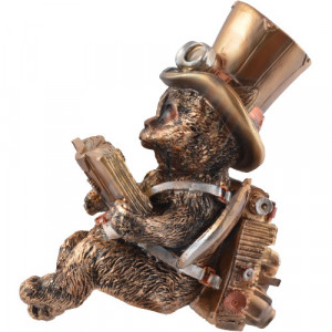 Statueta steampunk Pisica Victoriana 16 cm - Img 2