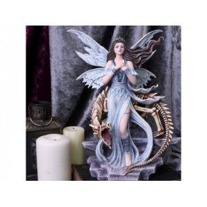 Statueta zana si dragon Lexa 27 cm - Img 5