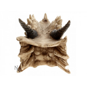 Suport betisoare tamaie craniu dragon Draco 24 cm - Img 3