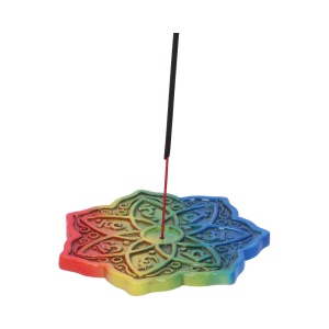 Suport betisoare tamaie Rainbow Meditation 12 cm - Img 2
