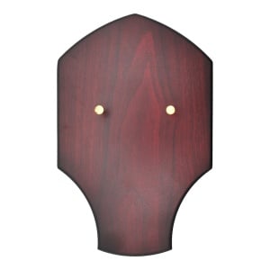 Suport elegant de perete pentru sabie – finisaj mahon