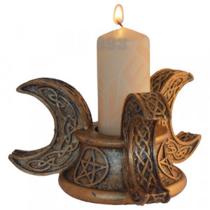 Suport lumanare Witching Moon 17 cm - Img 2
