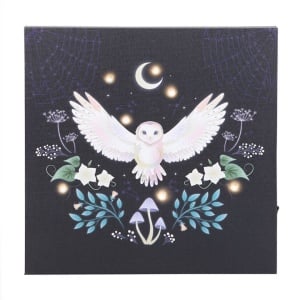 Tablou canvas cu led Night Owl 30x30 cm - Img 4