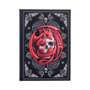 Agenda / Jurnal fantasy cu coperti cartonate, Skull Embrace - Anne Stokes, 17.7 cm