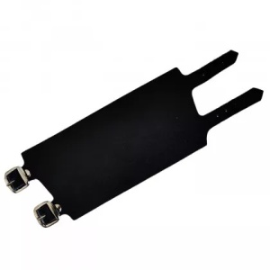 Bratara piele naturala neagra Simply 8.5cm x 26.5cm - Img 3