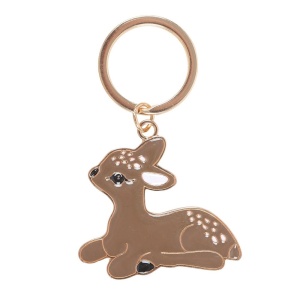 Breloc metalic Fawn and Friends - Caprioara 6.5cm - Img 2