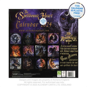 Calendar 2024 de perete Alchemy Gothic - Spellbound Hearts - Img 2