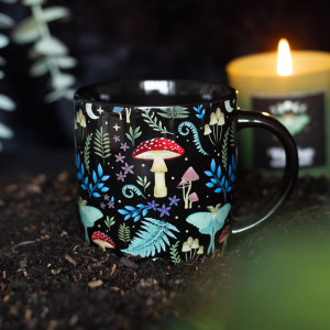 Cana ceramica Dark Forest, capacitate 340 ml - Img 6