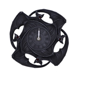 Ceas de perete gotic cu lilieci Creaturile Noptii 23 cm
