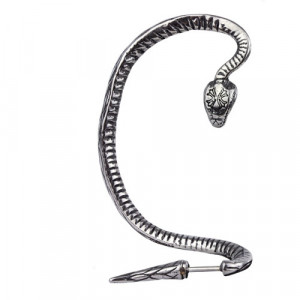 Cercel pe ureche ear wrap Sarpe Incolacit - pentru urechea stanga 5cm