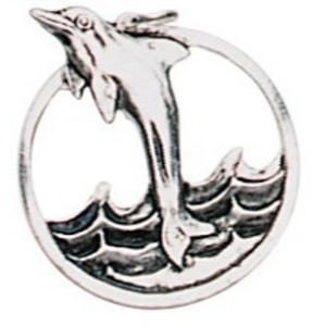 Charm placat cu argint Delfin