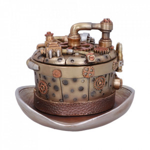 Cutie bijuterii steampunk Cogwork Hatter 14.5 cm - Img 4