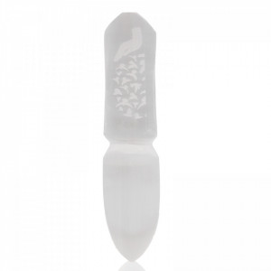 Cutit ritualic din Selenit - Eliberarea obligatiunilor 20cm - Img 2