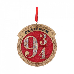 Decoratiune cu agatatoare Harry Potter - Platforma 9 3/4 8.2 cm - Img 4
