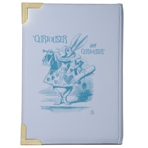 Geanta Carte Alice in Wonderland – geanta de mana si geanta de umar eleganta violet - Img 2