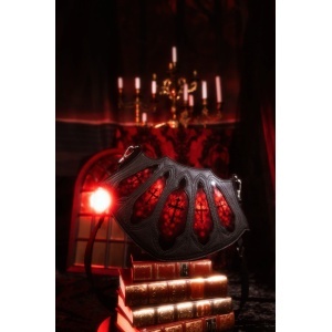 Geanta gotica Dark Romance Bloodveil inspirata de vitralii gotice - Restyle - Img 2