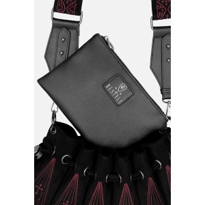 Geanta gotica Dark Romance Sanctaria cu pouch detasabil - Restyle - Img 2