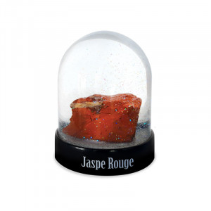 Glob de zapada cu cristal de Jasp Rosu