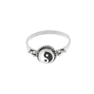 Inel din argint Yin Yang - Img 1