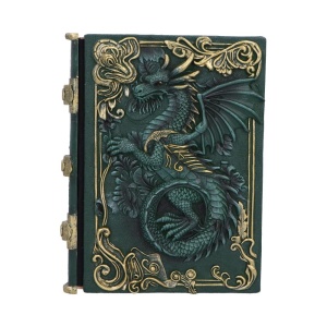 Jurnal Dragon's Grimoire cu dragon in relief, 92 pagini, Nemesis Now, 19 cm