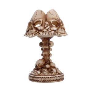Lampa LED Craniu cu Oase – decor gotic fantasy iluminat, 22.6 cm - Img 2