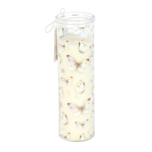 Lumanare parfumata inalta cu aroma de vanilie - Fluturi - Img 2