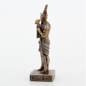 Mini statueta mitologica zeul egiptean Amun 9 cm - Img 5