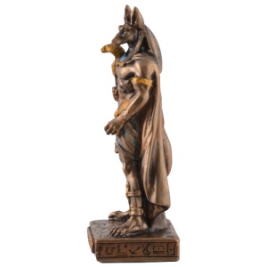 Mini statueta mitologica zeul egiptean Anubis 9 cm - Img 6