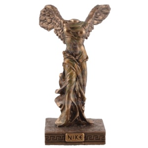 Mini statueta rasina, mitologia greaca, zeita Nyke 9cm