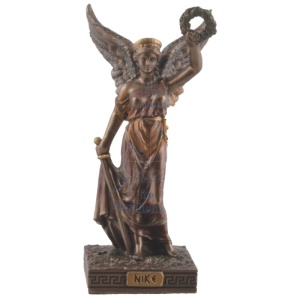 Mini statueta rasina, mitologia greaca, zeita victoriei, Nyke 10cm