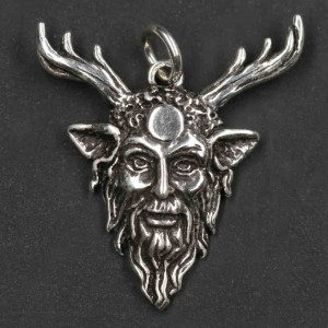 Pandantiv argint Cernunnos 3.2cm